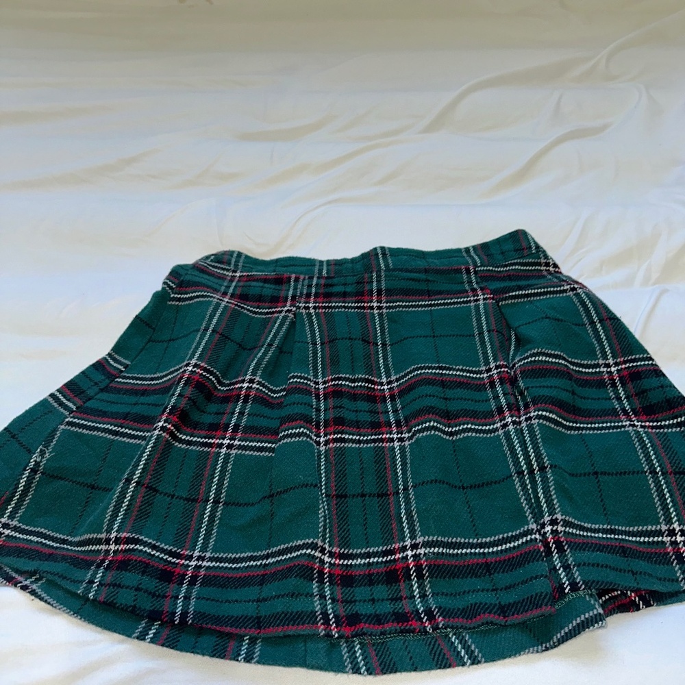 Copper Key plaid skirt